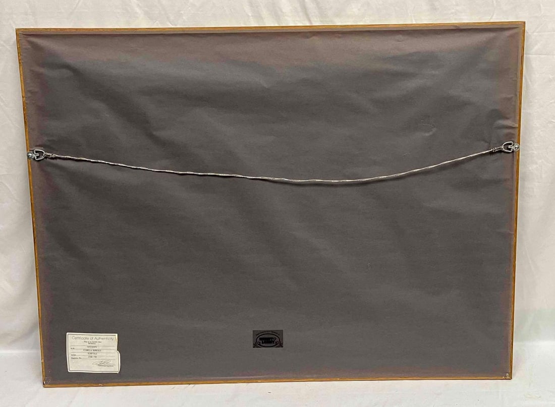 Signed & Numbered Serigraph "Dry Dock" By Schofield - 7