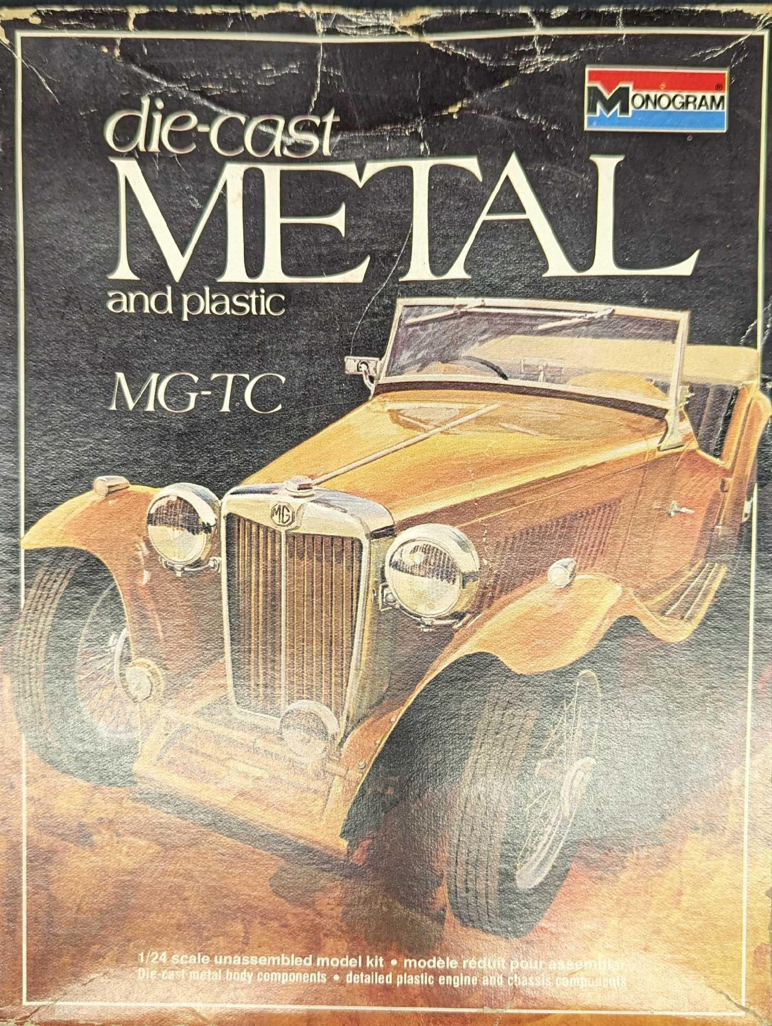 Vintage Monogram MG-TC Metal and Plastic Model Kit (1 of 5)
