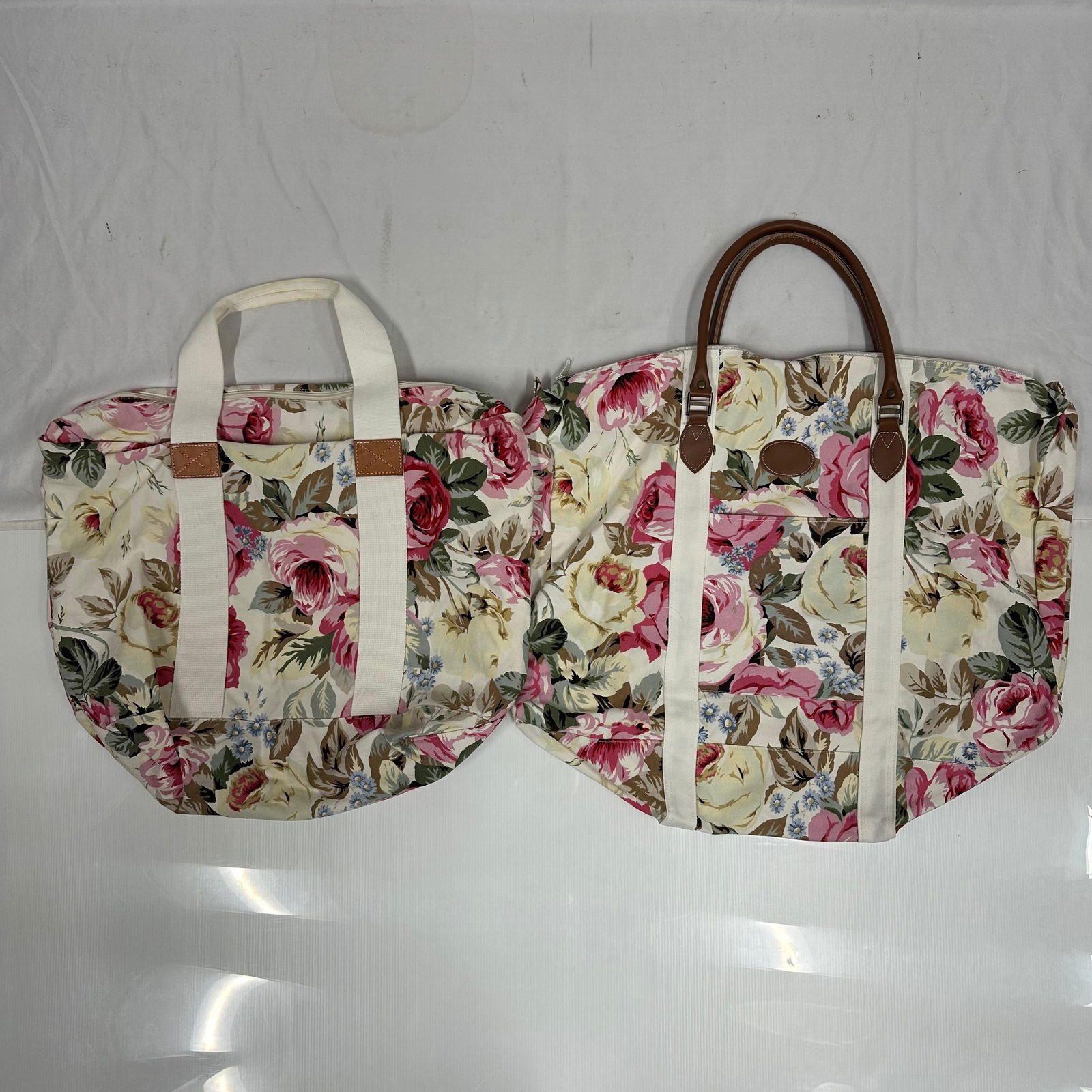 Two GAP Floral Canvas Weekender Tote Bags (1 of 4)