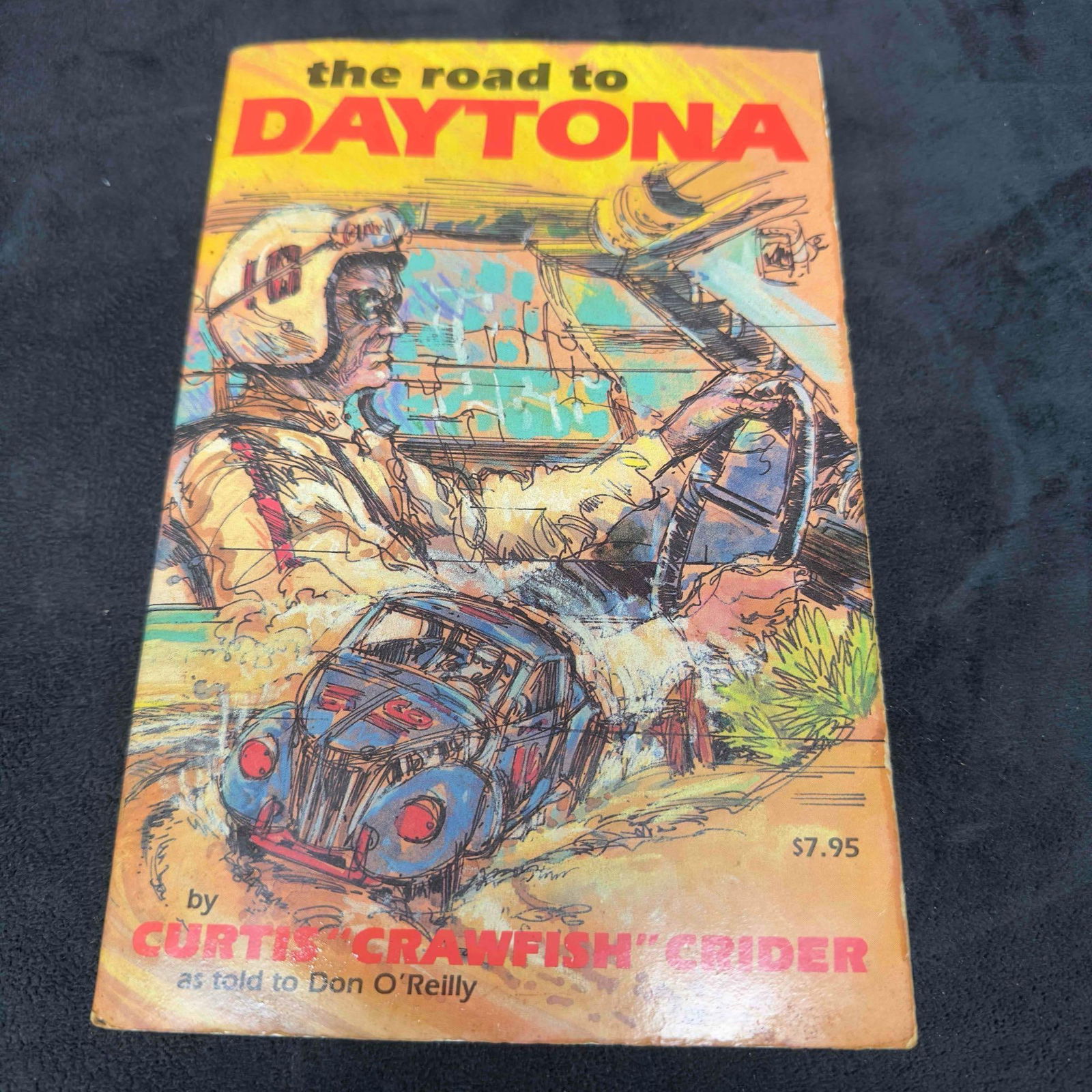 The Road To Daytona Curtis Crawfish Crider Book Upperdeck Kyle Petty 94 Card Bookmark (1 of 5)