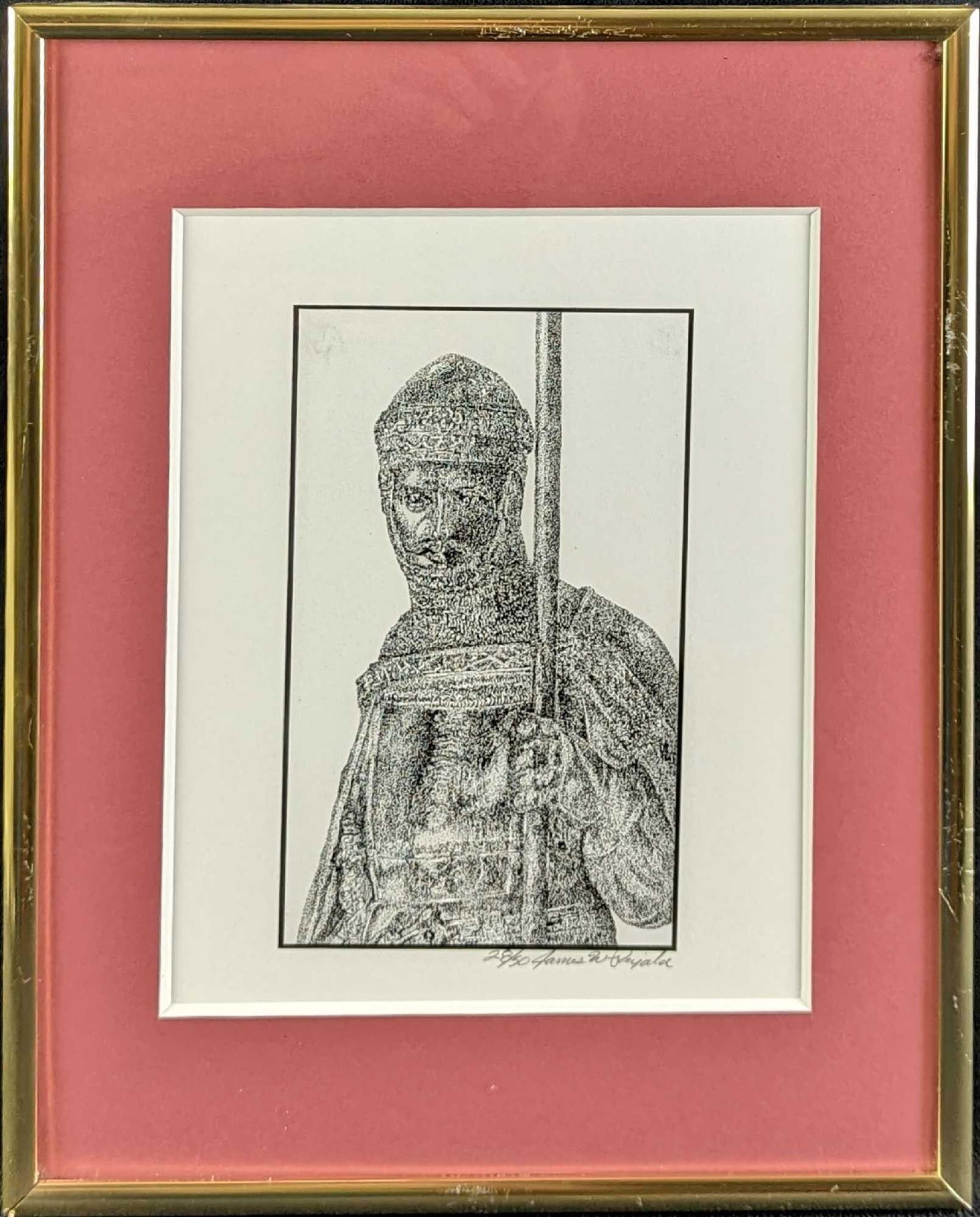 Framed Signed & Numbered Soldier Print (1 of 5)