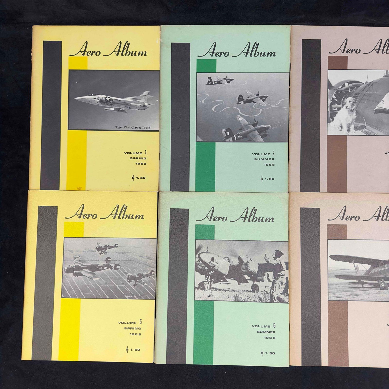 Aero Album 1968 1969 Aircraft Aviation Plane Photos Collection Lot of 8 Eight Magazine Books: Aero Album 1968 1969 Aircraft Aviation Plane Photos Collection Lot of 8 Eight Magazine Books. Each book showcases photos, scale drawings, and articles on aircraft and aviation. This collectors series
