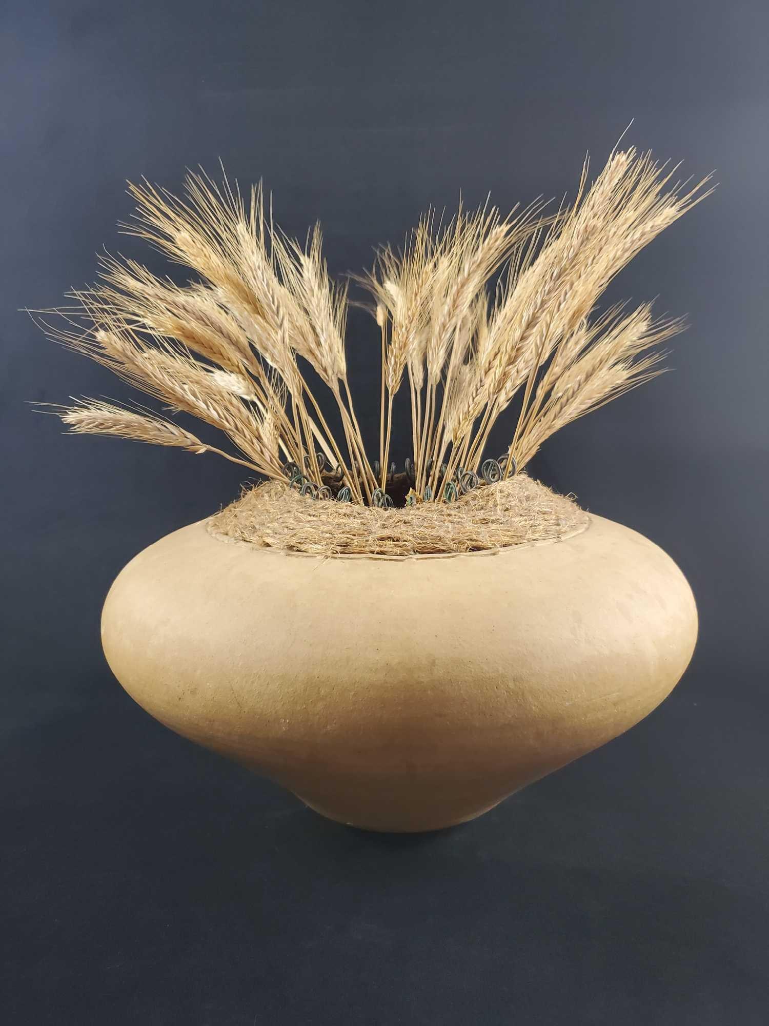 Large Clay Pottery Vase by Kimsey (1 of 12)