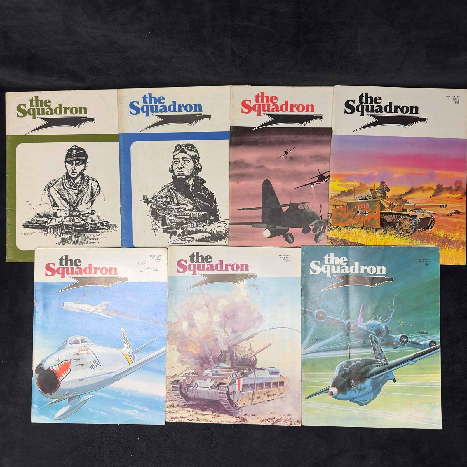 The Squadron Aviation Magazine 1970's Lot of 7 Seven Magazines Collection Set (1 of 6)