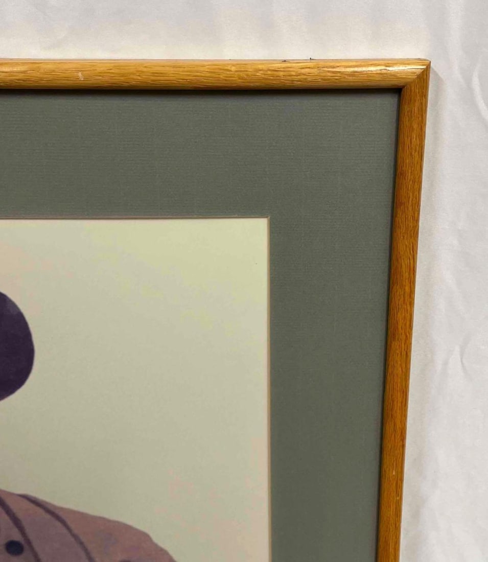 Large Framed Cowboy Print - 6