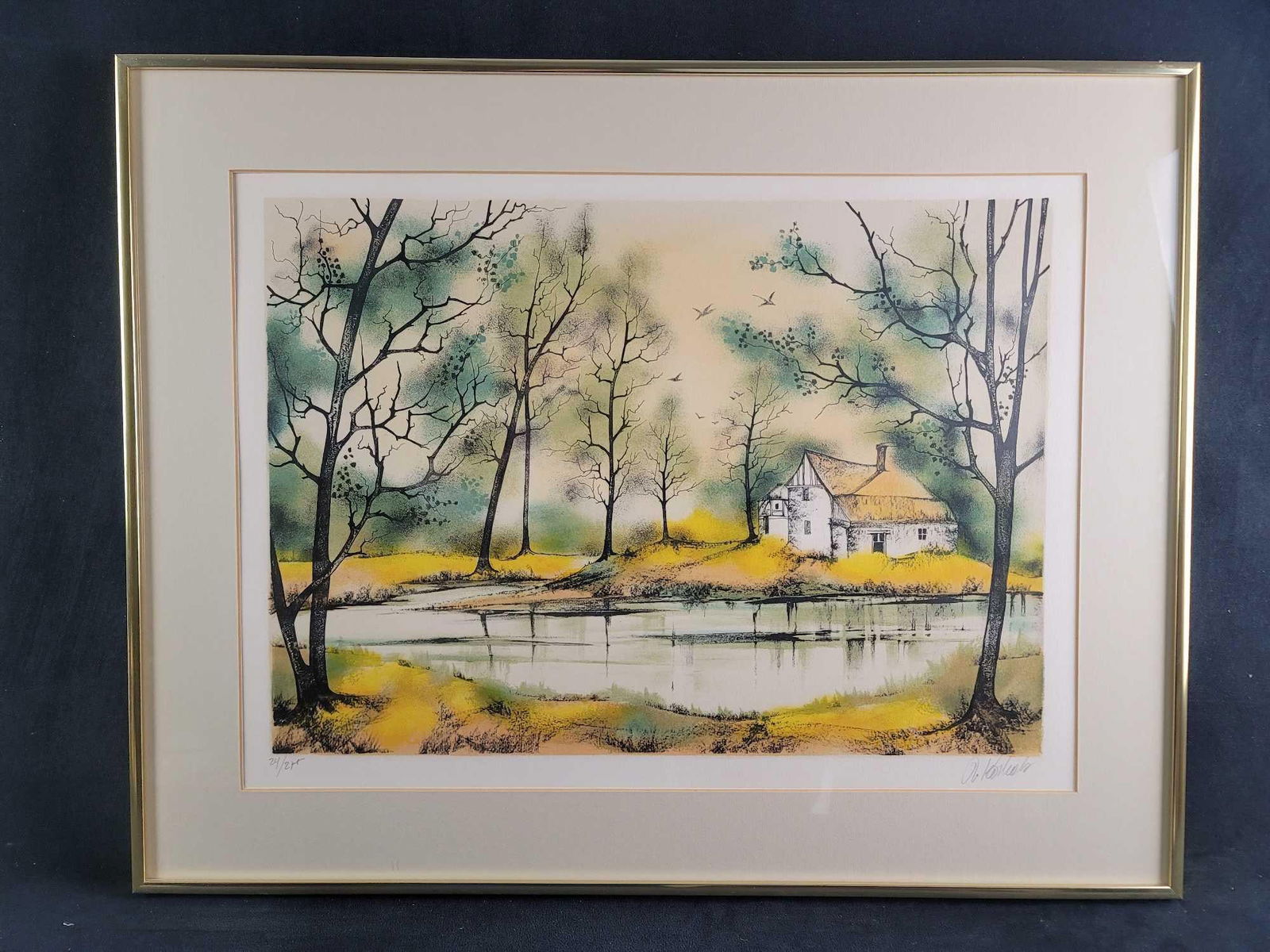 La Maison D'Or Lithograph Kostia Signed (1 of 8)