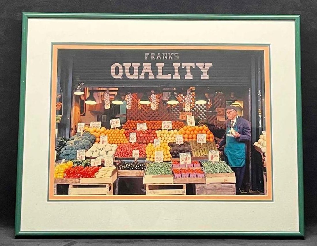 Signed & Framed Photograph By Rick Morley: This lot contains a Signed & Framed Photograph By Rick Morley. It is approx 14 1/4" x 18 1/4". Total weight is 3.6lbs. Overall the photograph is in good used condition with some light