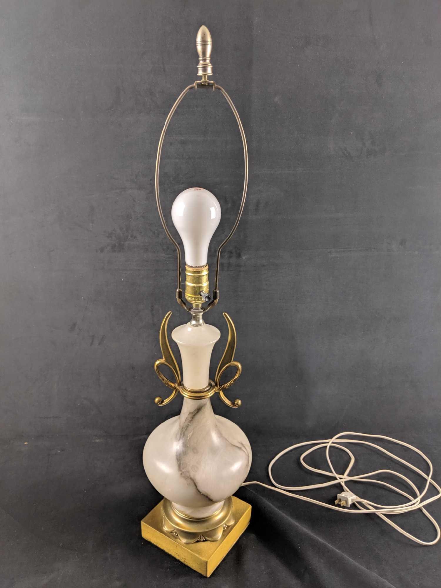 Retro Marble Table Lamp - 3
