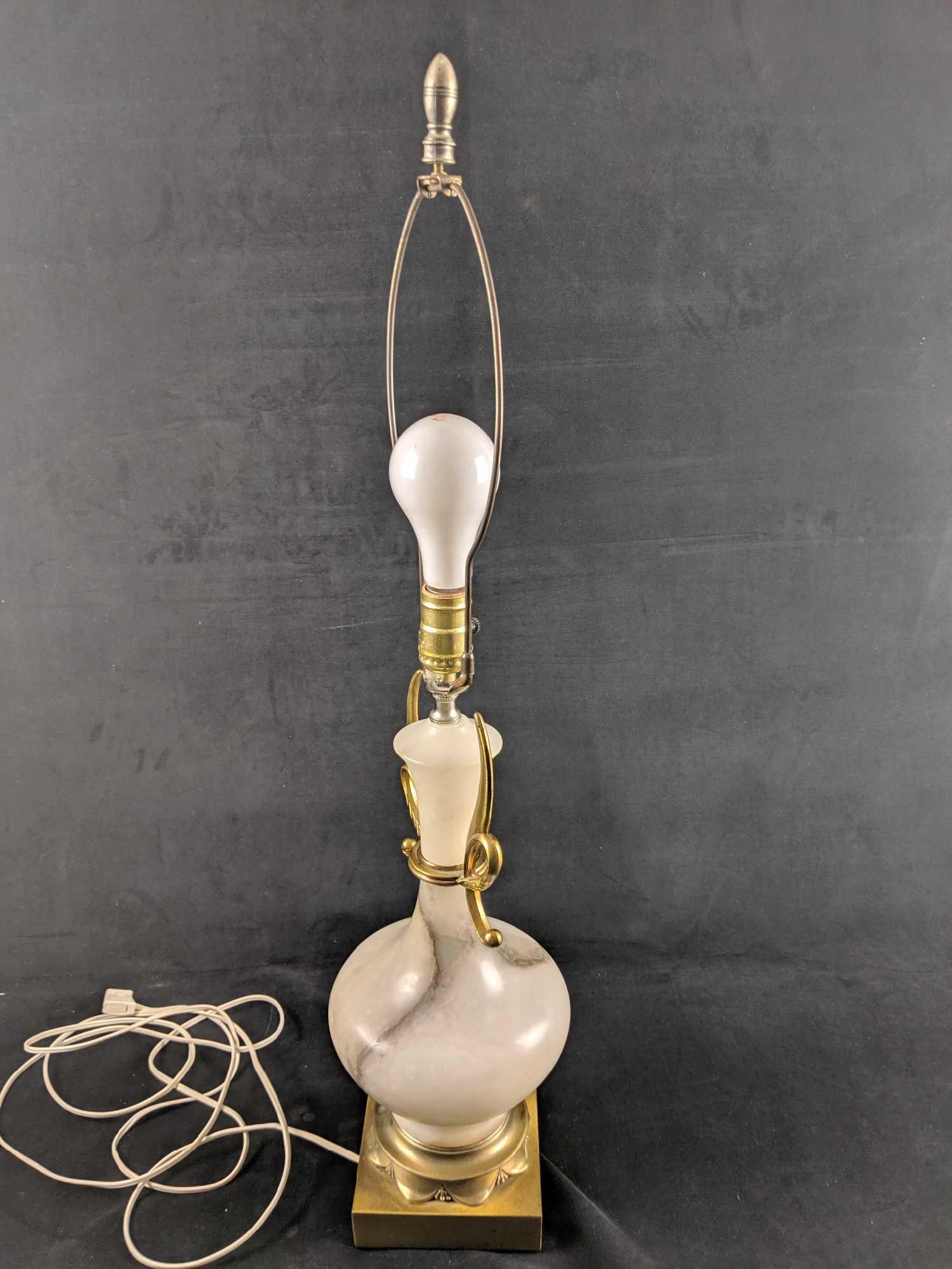 Retro Marble Table Lamp - 6