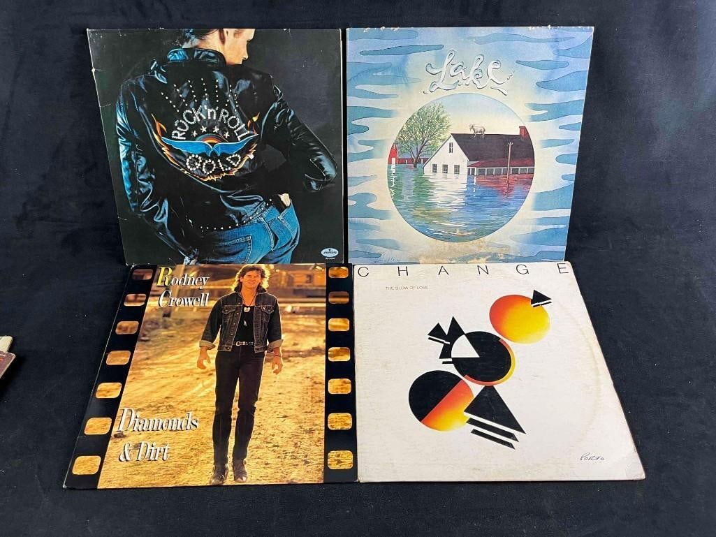 Assorted Vinyl Records, Funk, Rock, Soul: Assorted Vinyl Records, Funk, Rock, Soul. This is an assorted set of vinyl records that are Rock, Pop, Funk, Soul, Ect... This is a true assortment of genres. These records have some small scratches