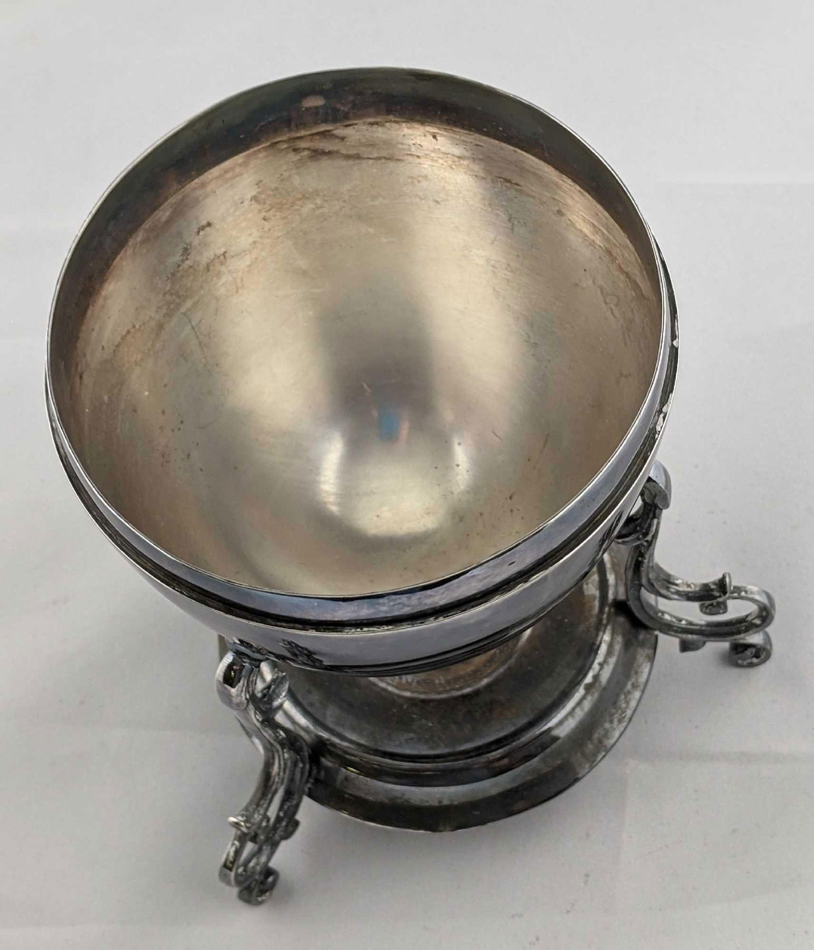 Vintage Silver Plate Egg Coddler - 4
