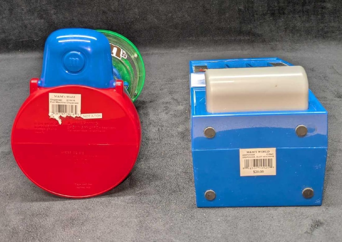 M&M Candy Dispenser Fun Machine And Slot Machine - 7