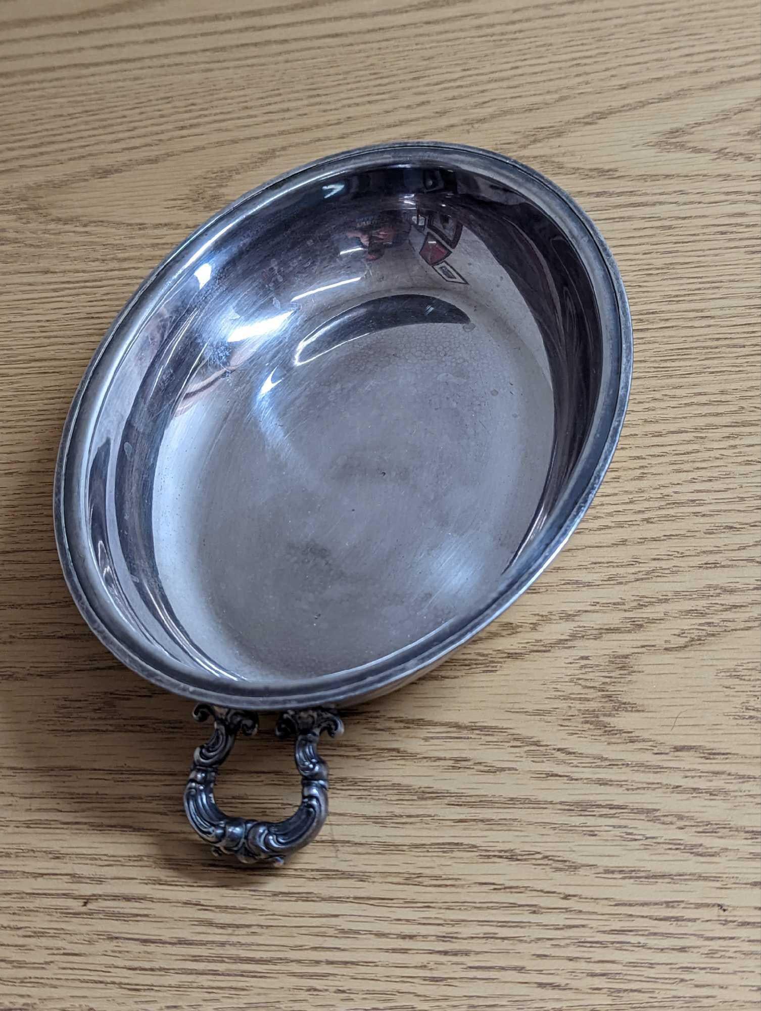 Vintage Silverplated Rice Server - 2