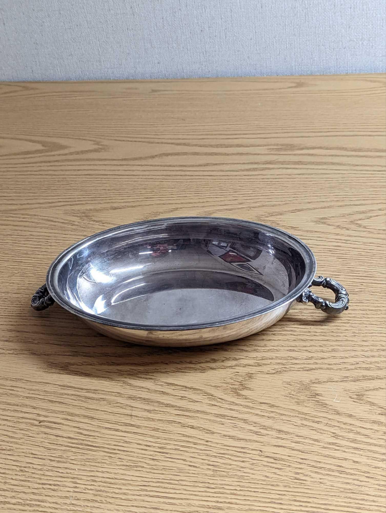 Vintage Silverplated Rice Server - 5
