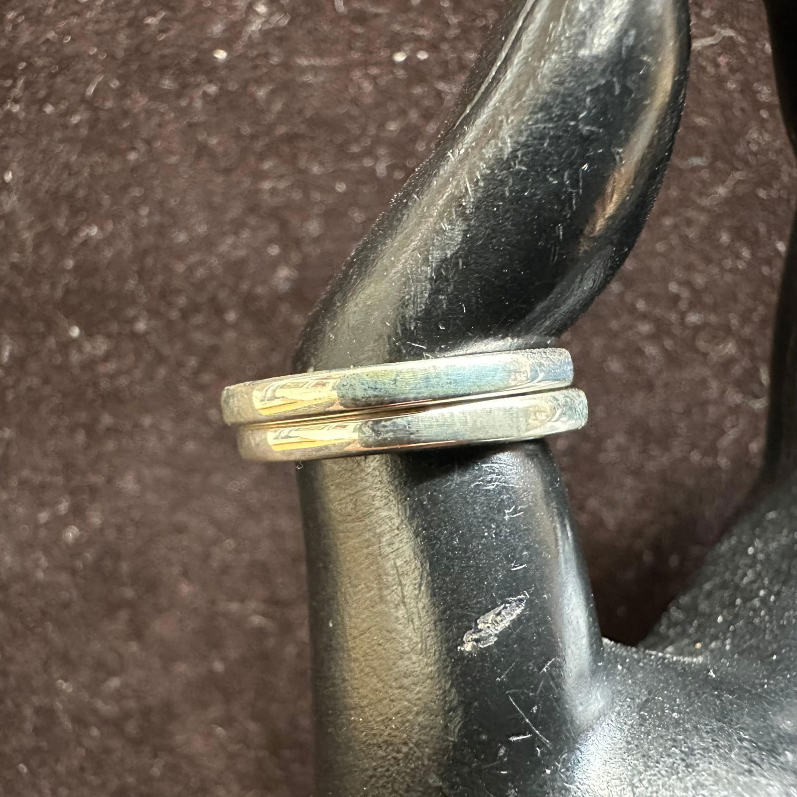 Thailand 925 CNA Sterling Silver Stackable Ring Set L55 - 2