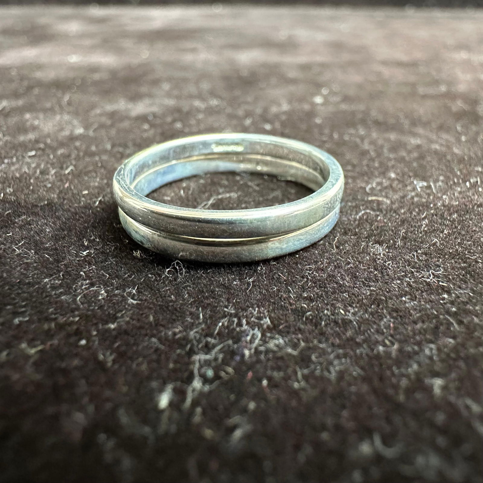 Thailand 925 CNA Sterling Silver Stackable Ring Set L55 - 3