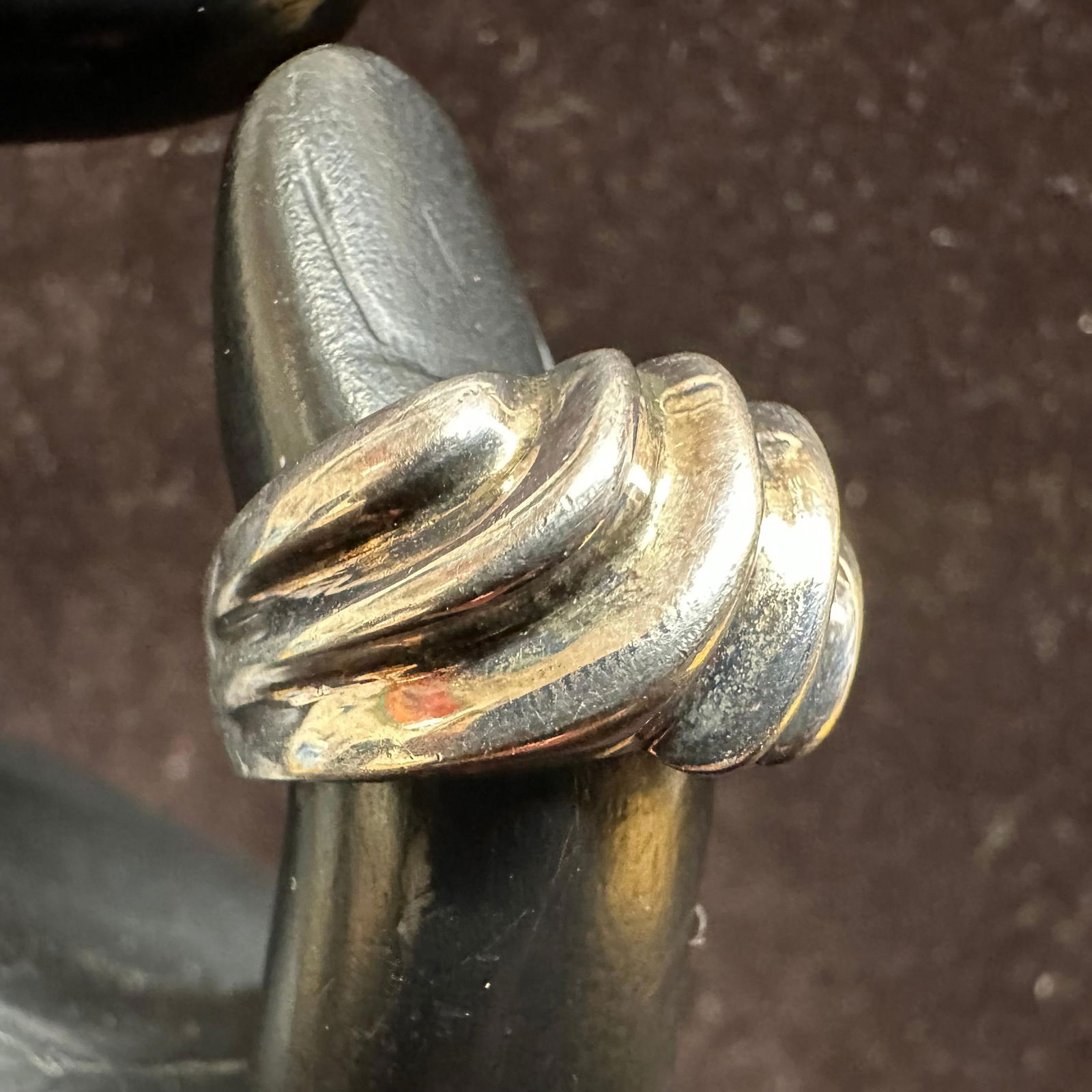 Sterling Silver NF 925 Wave Design Dimensional Fine Ring (1 of 10)