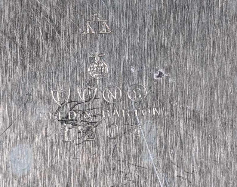 Two Vintage Silverplate Serving Plates - 7