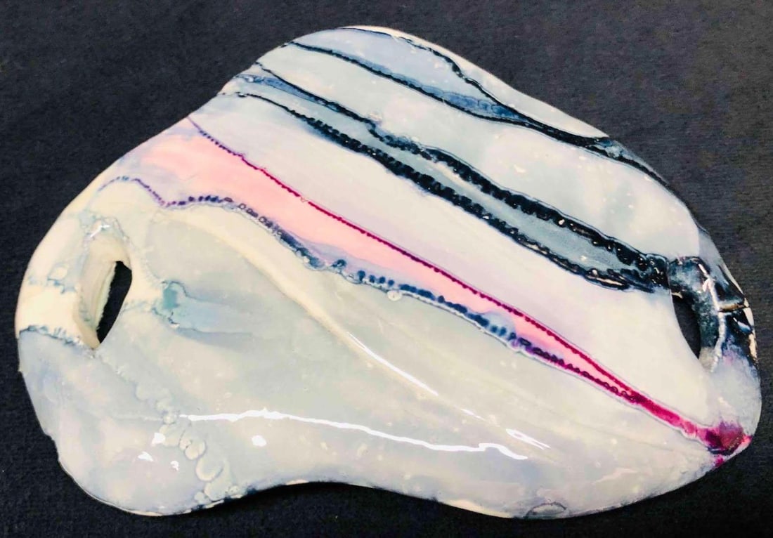 Handmade Ceramic Belt Buckle - 8