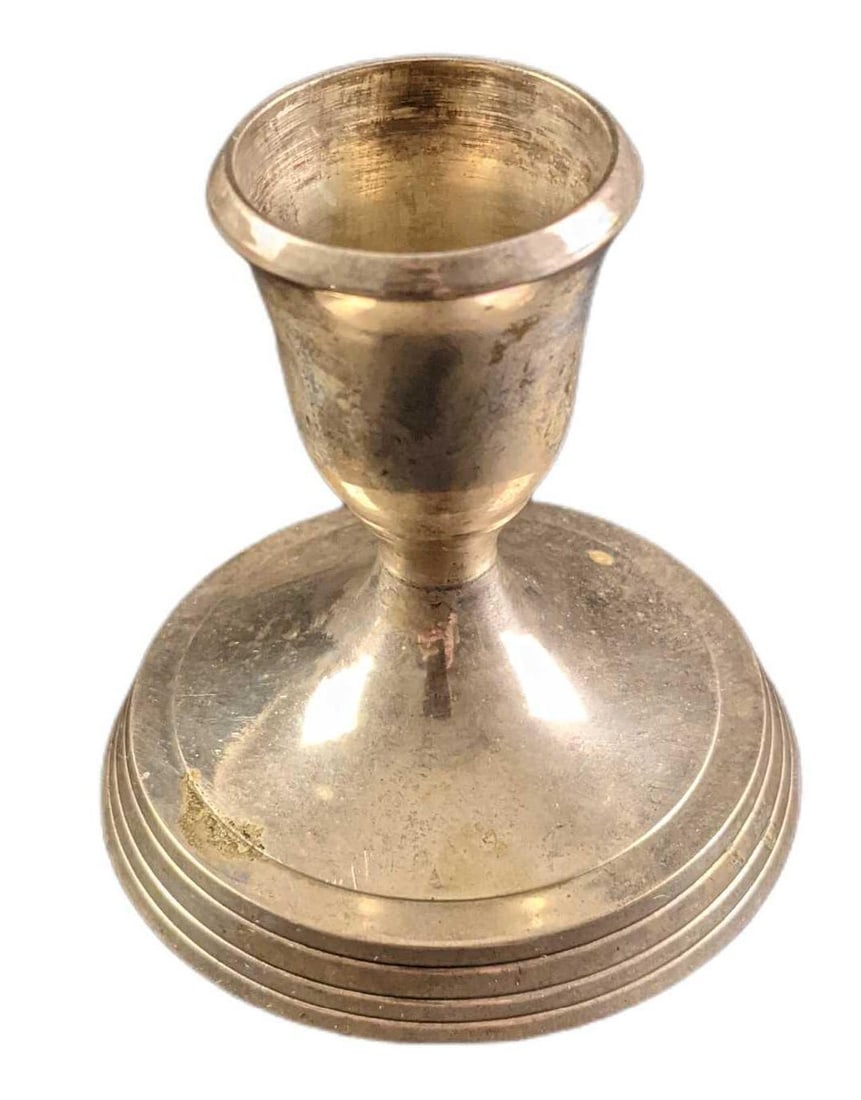 Two Vintage Silverplate Candlestick Holders - 3