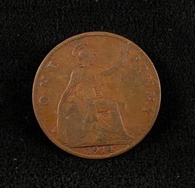 1914 British Penny - 2