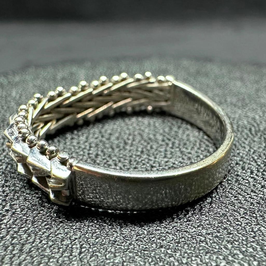 14k Gold Half Chain Ring - 2
