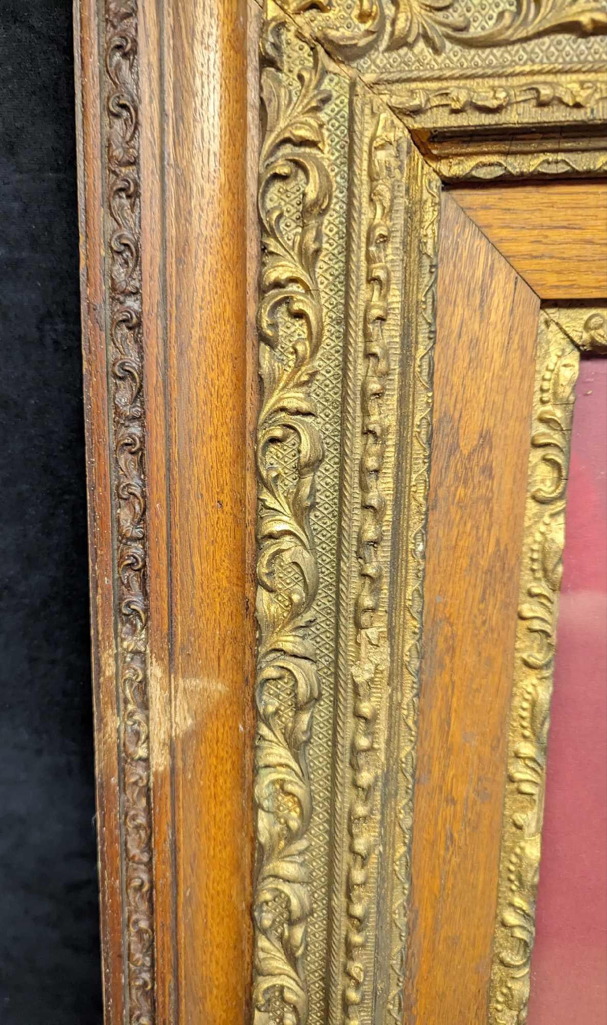 Framed Raphael Two Cherubs Print - 3