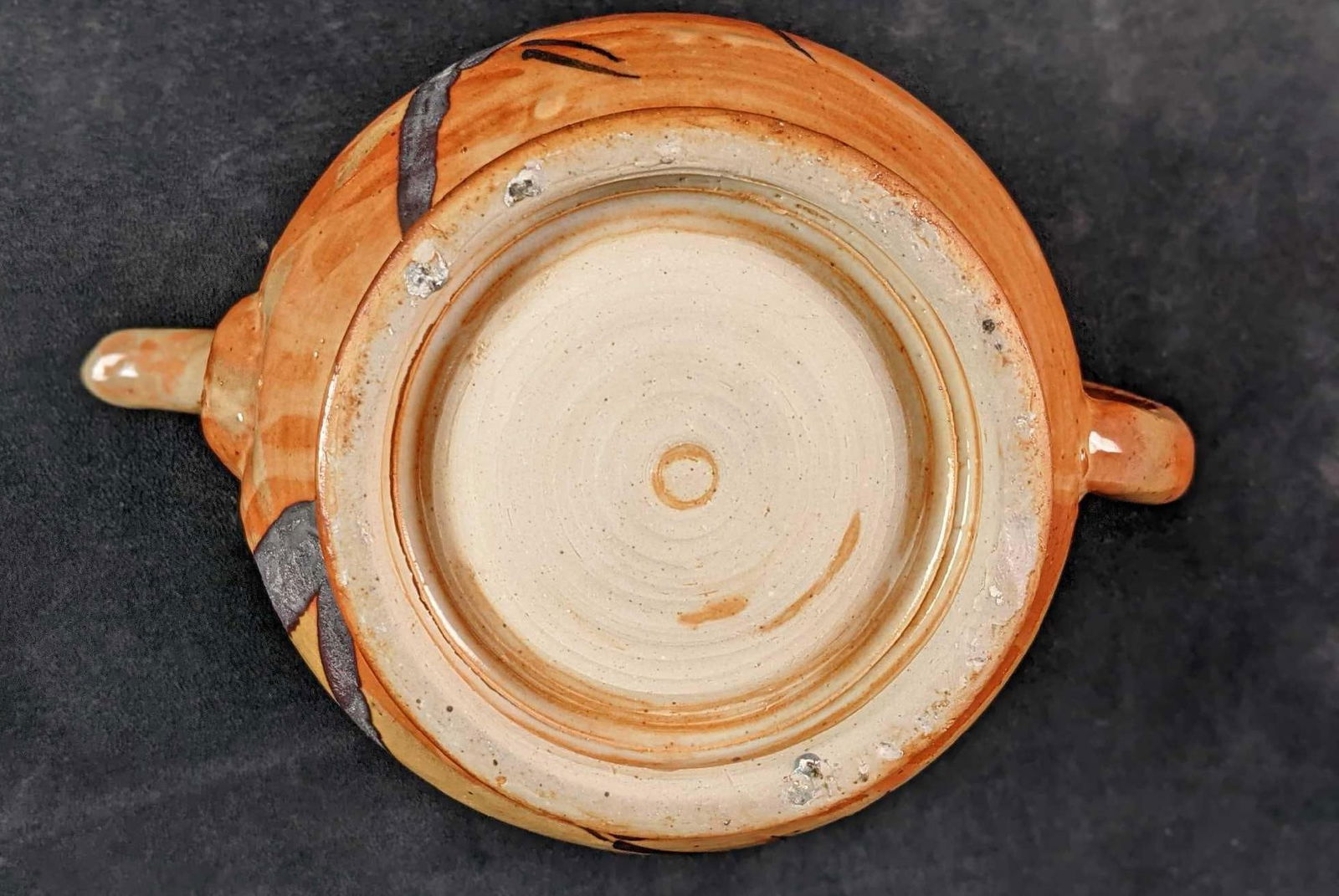 Asian Style Glazed Earthenware Teapot - 6