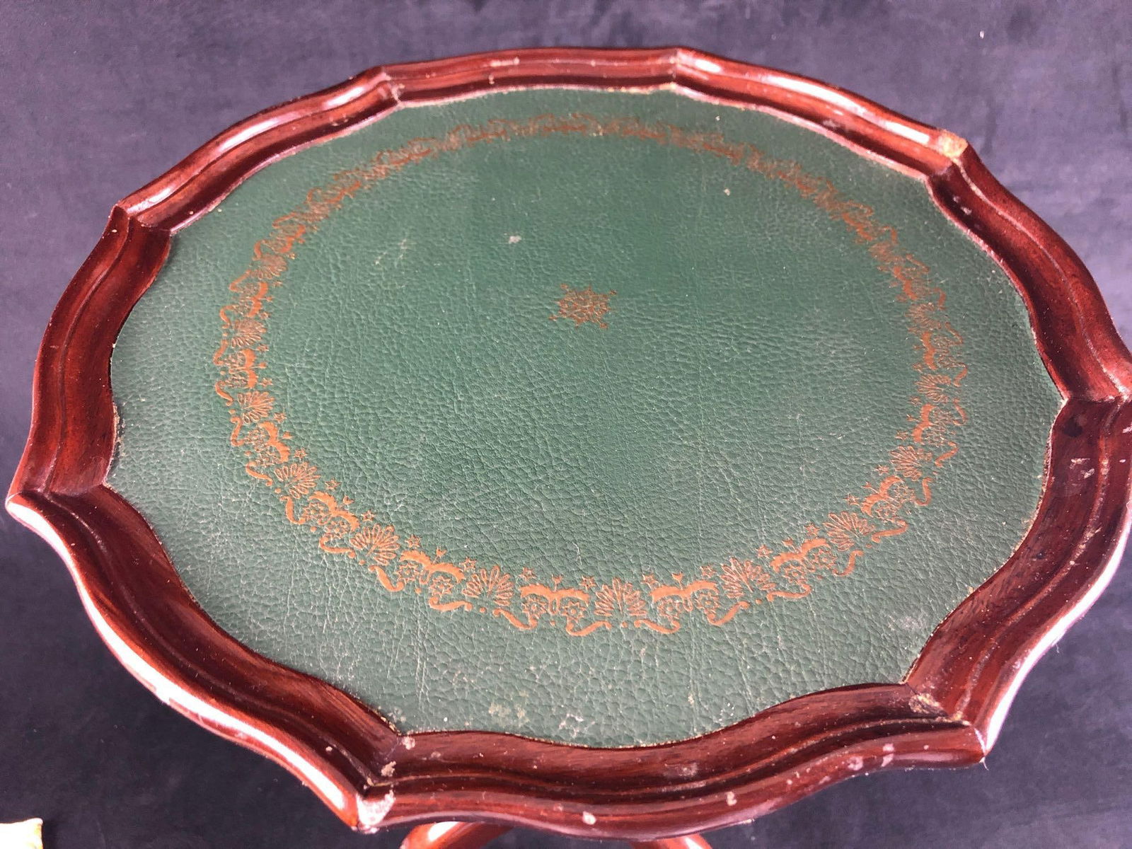 Small Bombay Wood Side Table - 4