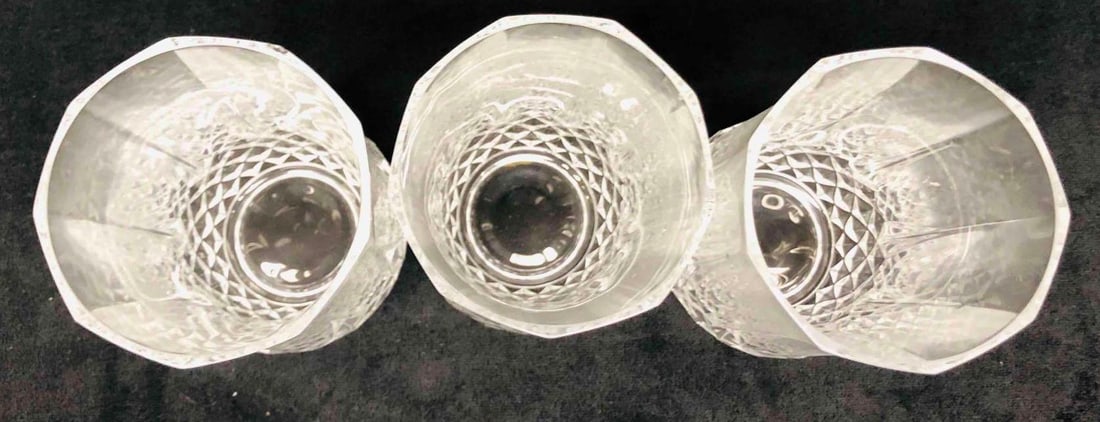 Three Crystal Highball Glasses - 3