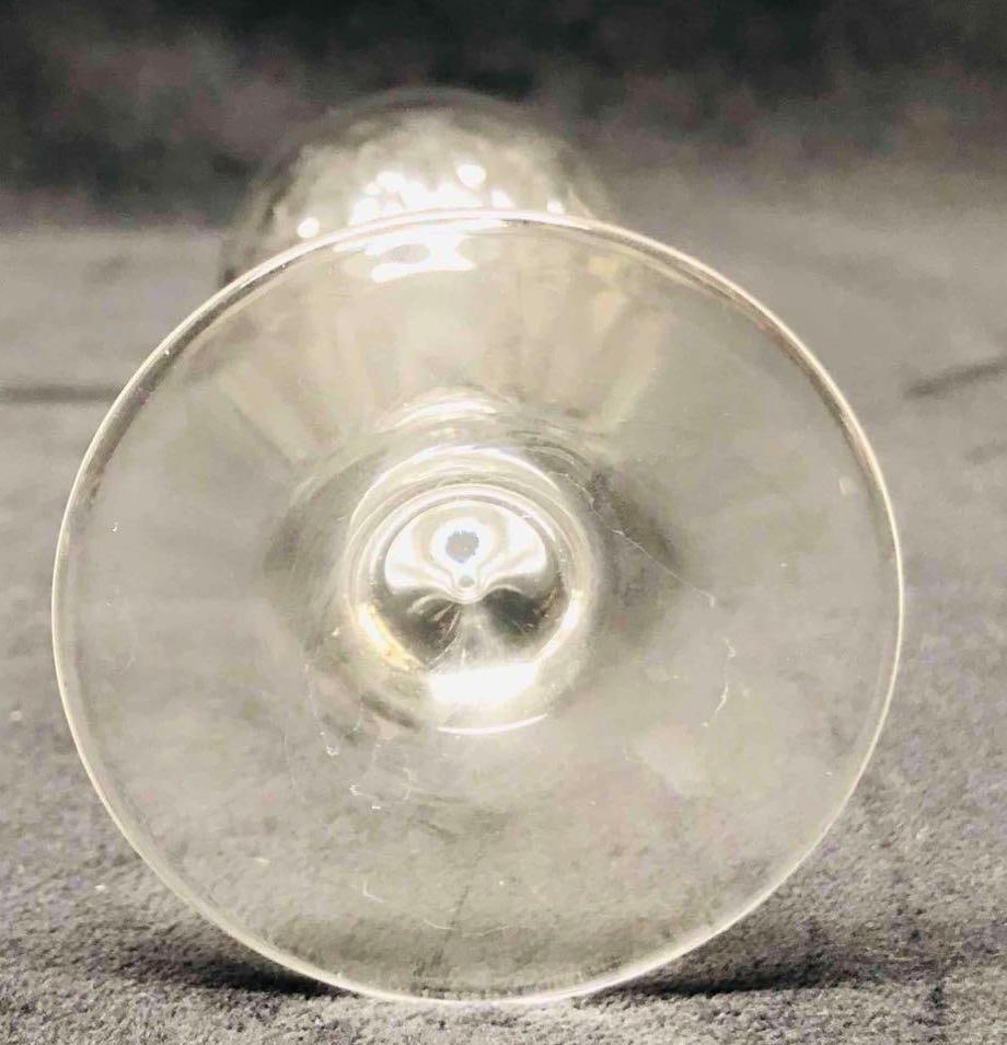 6 Mini Crystal Wine Glasses - 12