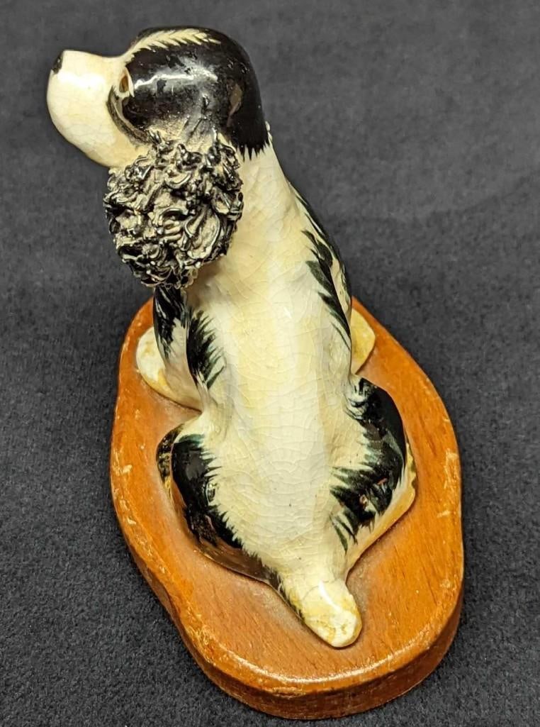 Vintage Ceramic Cocker Spaniel Figurine - 2