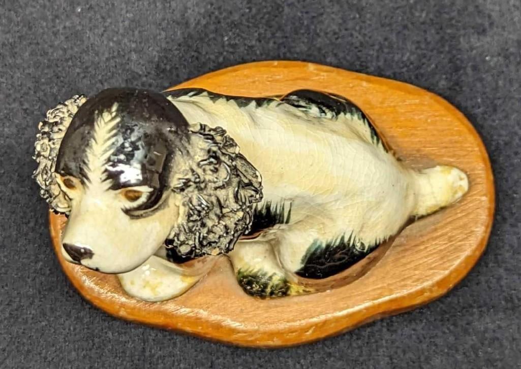 Vintage Ceramic Cocker Spaniel Figurine - 4