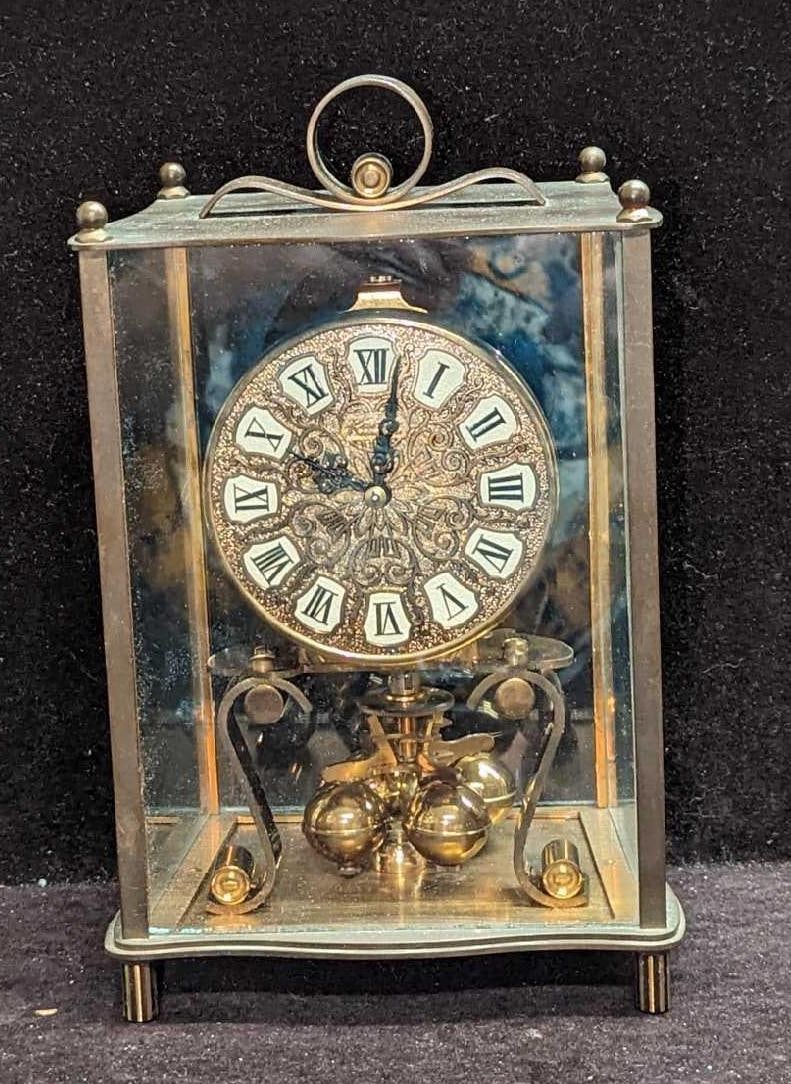 Kundo Kieninger Obergfell Gold Tone Mantle Clock (1 of 6)