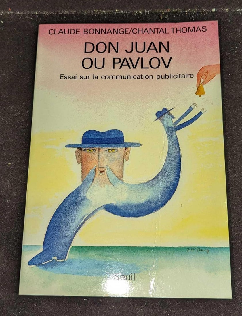 Claude Bonnage Signed Don Juan Ou Pavlov Softcover: Claude Bonnage Signed Don Juan Ou Pavlov Softcover. This was published by Editions Du Seuil (Paris) and was copyrighted in the year 1987. Please note, that the text in this book is all in French. The
