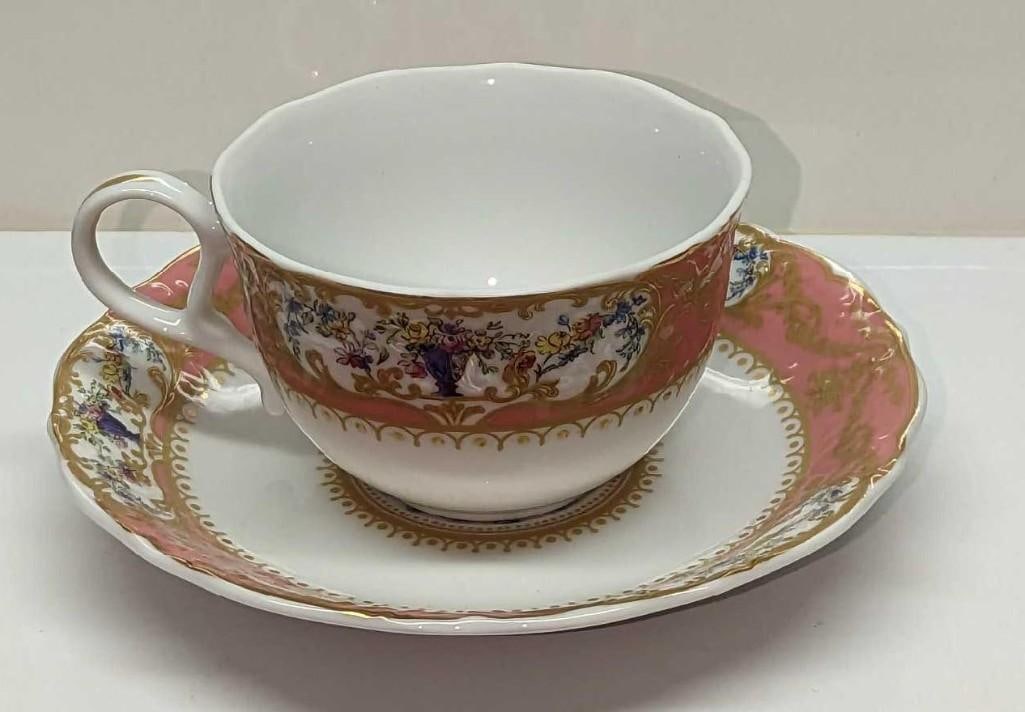 Andrea By Sadek Porcelain Severes Cup & Saucer (1 of 8)