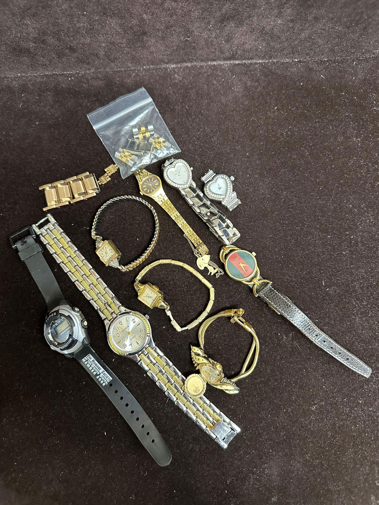 Mixed Wristwatch and Watch Band Lot Geneva Fashion and Designer Inspired (1 of 8)