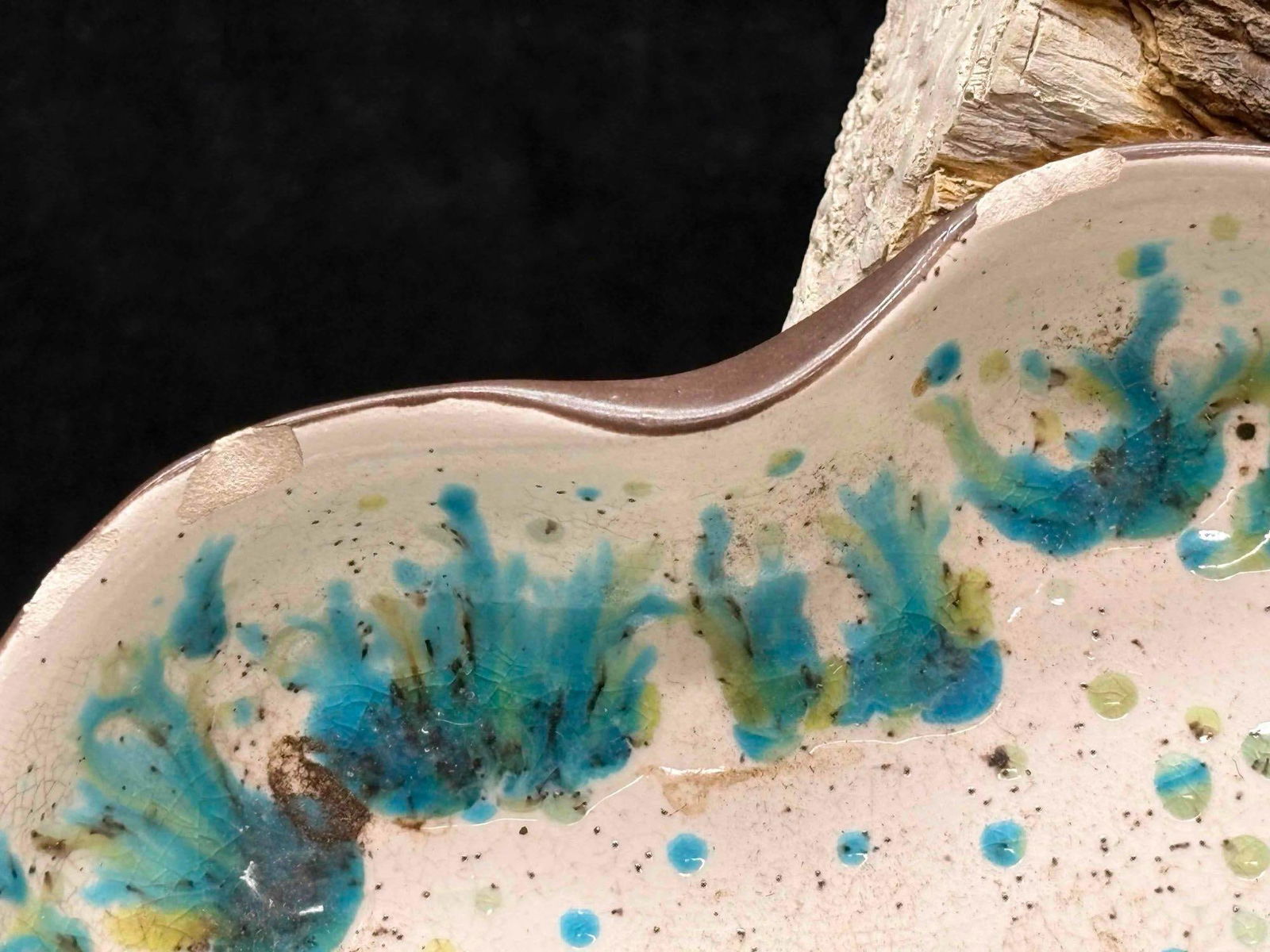 2pc Fall Themed Ceramic Trinket Trays - 12