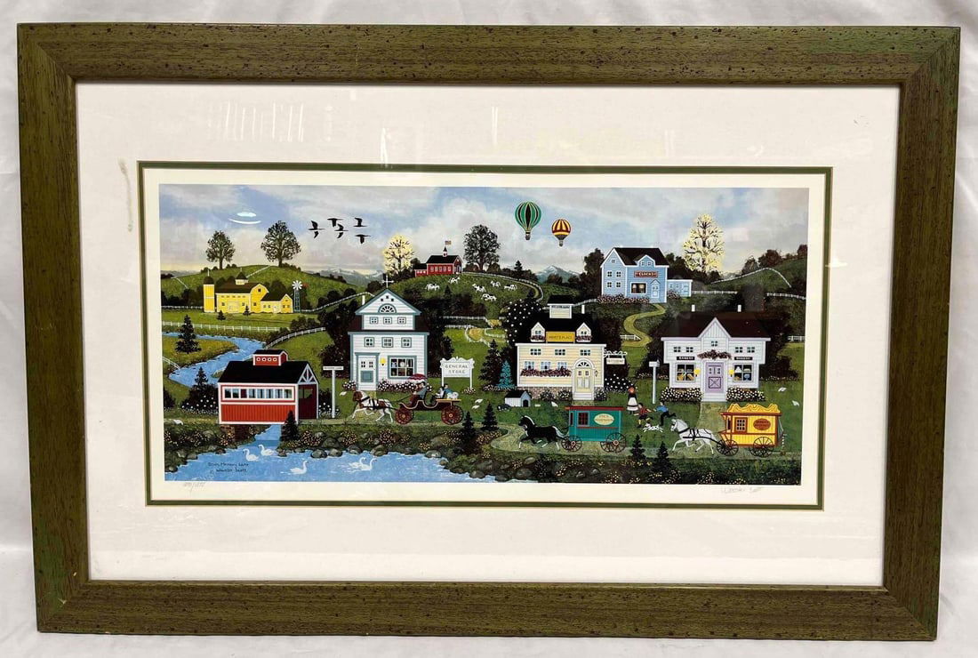Wooster Scott Signed/Numbered & Framed "Down Memory Lane" Litho (JB 223) (1 of 7)