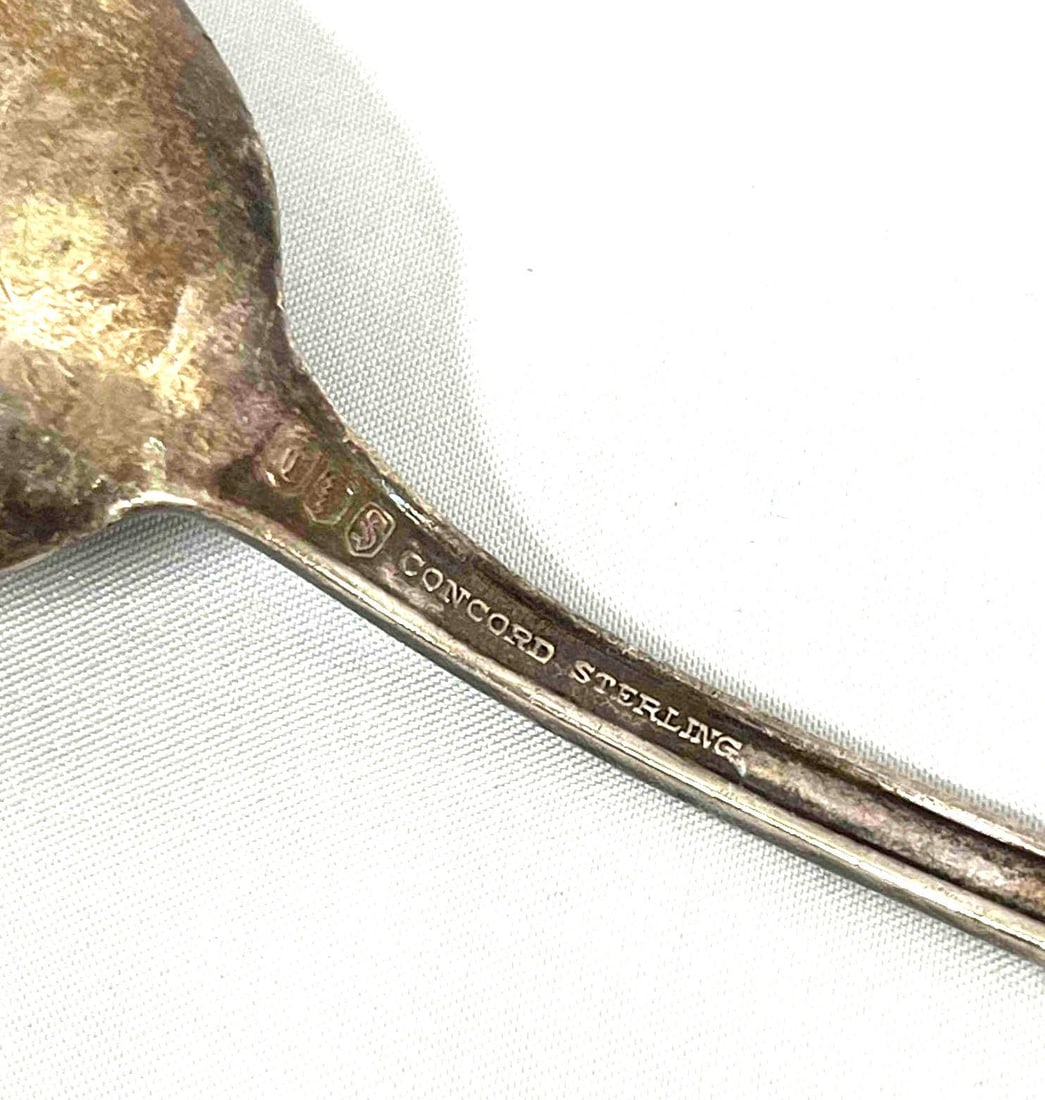 Large Concord Sterling Serving Spoon - 3