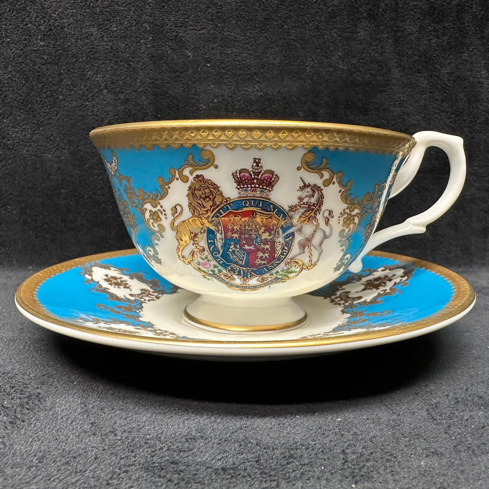 Royal Cauldon Tea Cup Saucer Set English Fine Bone China (1 of 5)