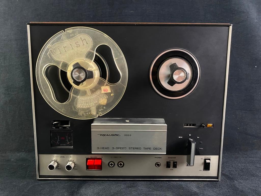 Vintage Realistic 999B Reel To Reel Player (1 of 6)