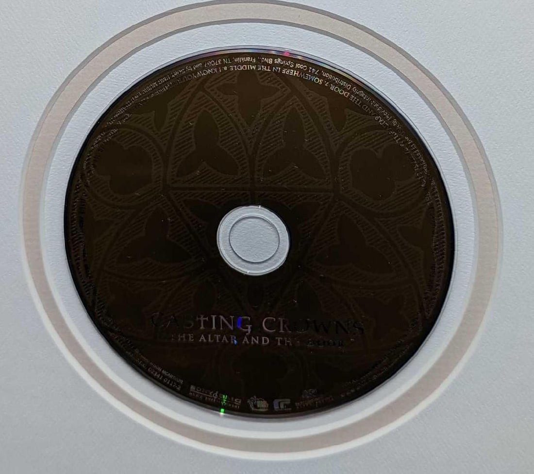 Autographed Casting Crowns Framed CD Cover - 3