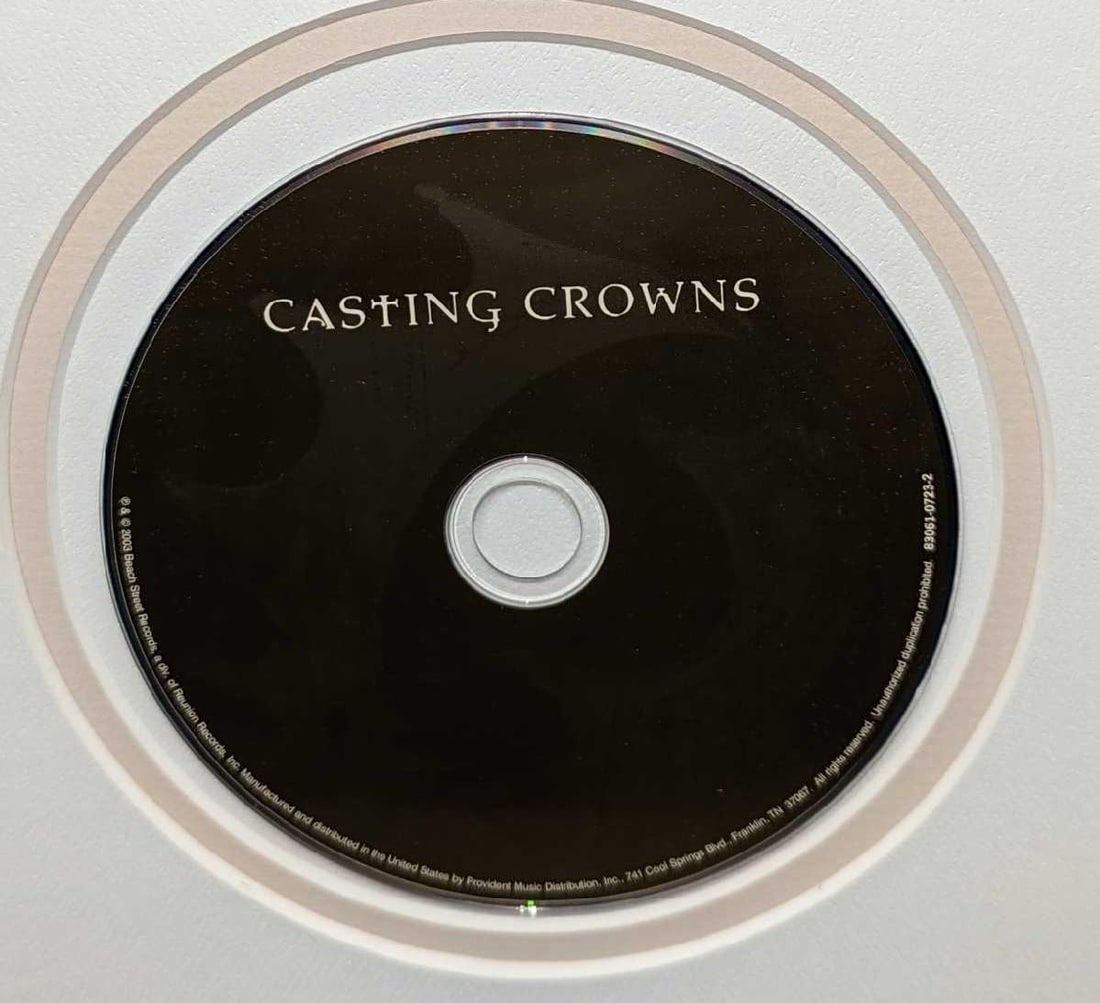 Autographed Casting Crowns Framed CD Cover - 5