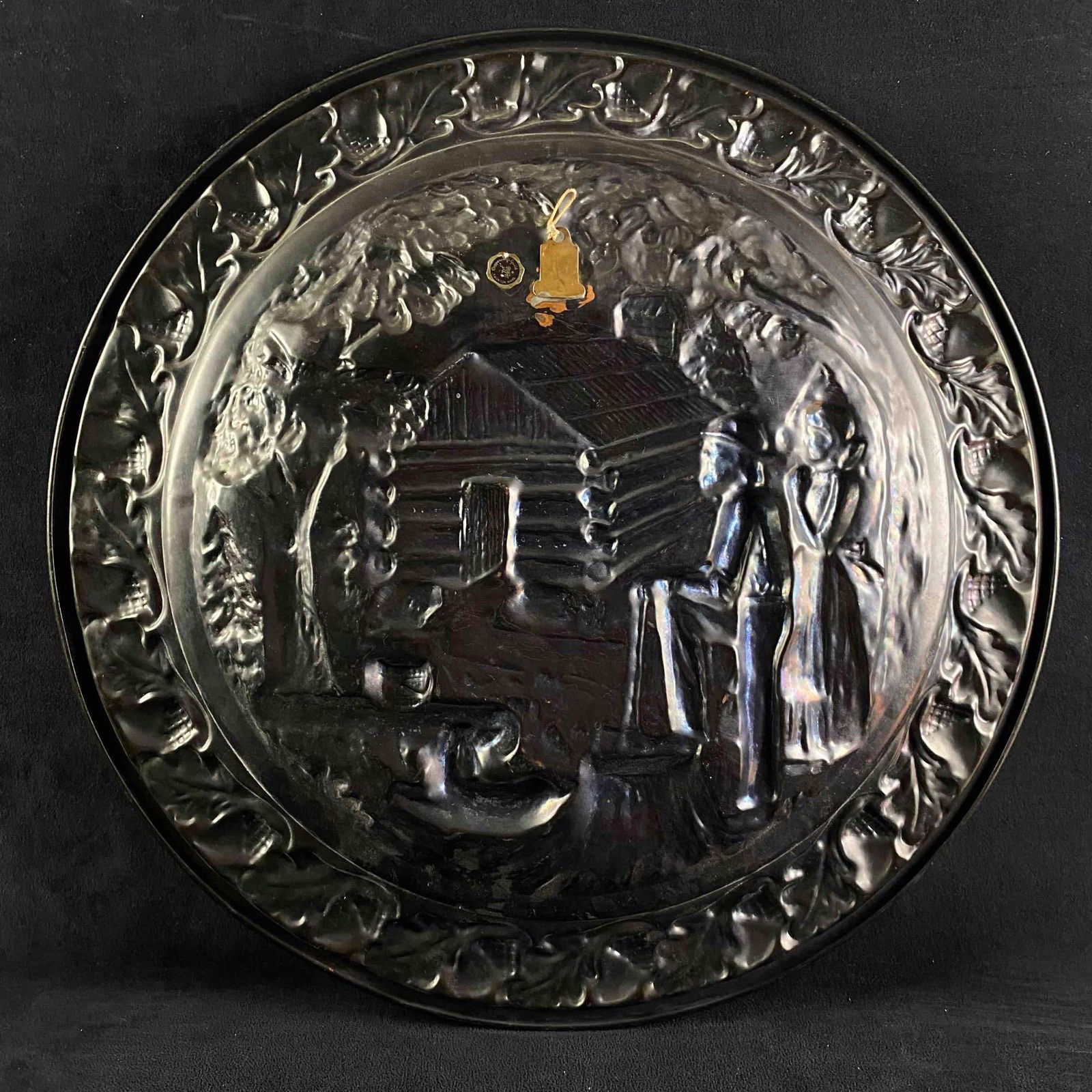 20" Decorative Copper Plate - 3