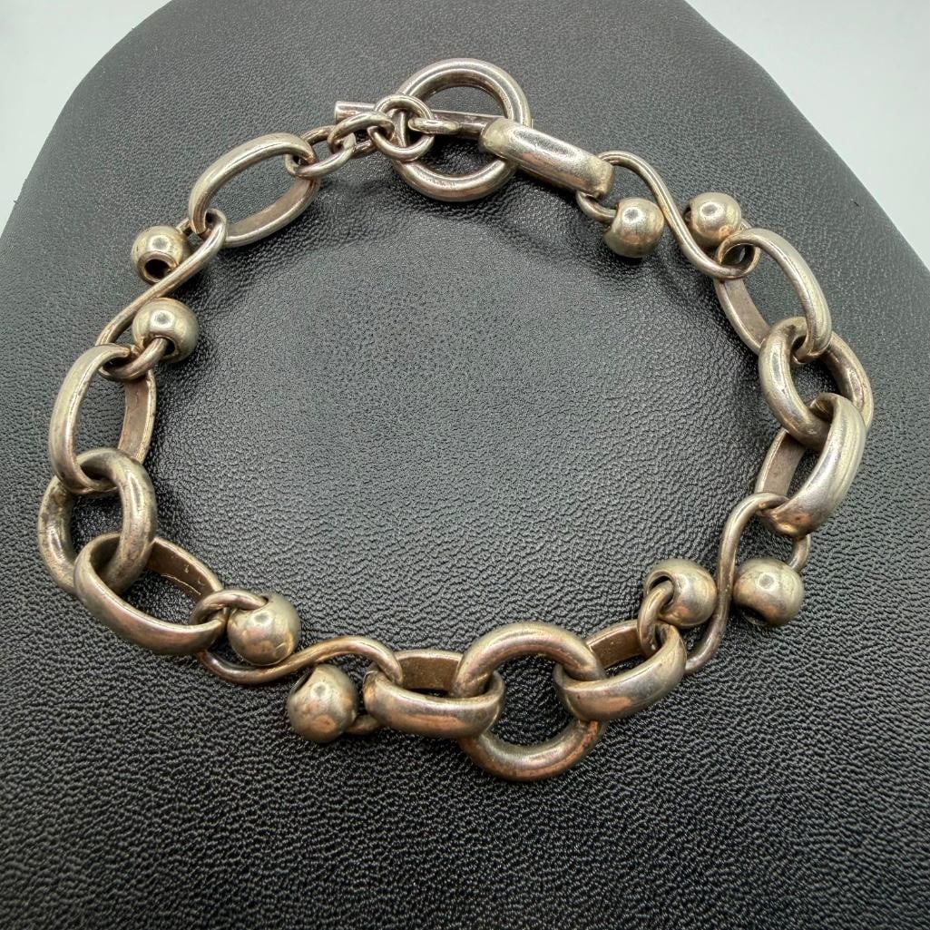 Chunky Sterling Chain Bracelet (1 of 3)