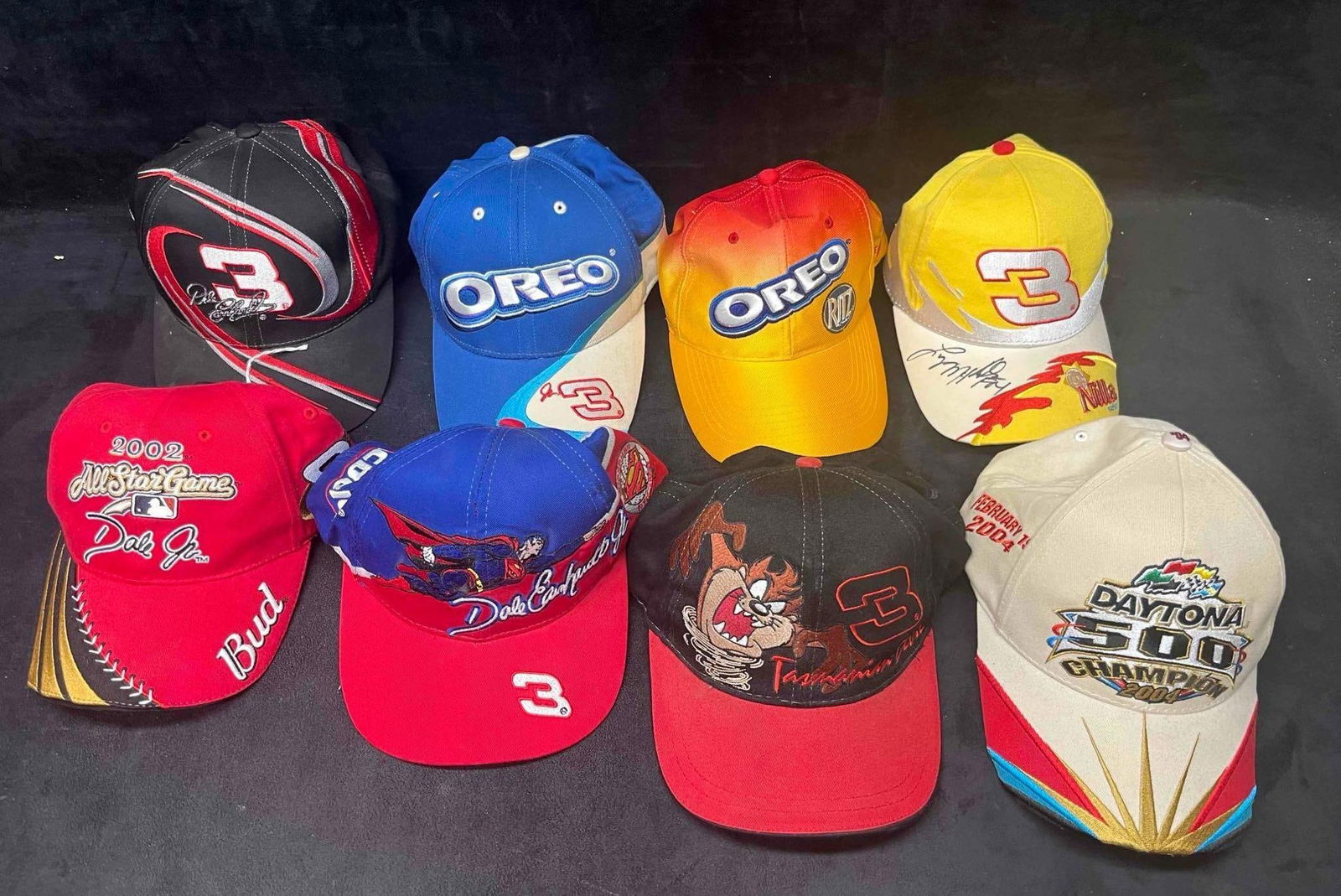 Lot of 8 Dale Earnhardt Baseball Caps (1 of 5)