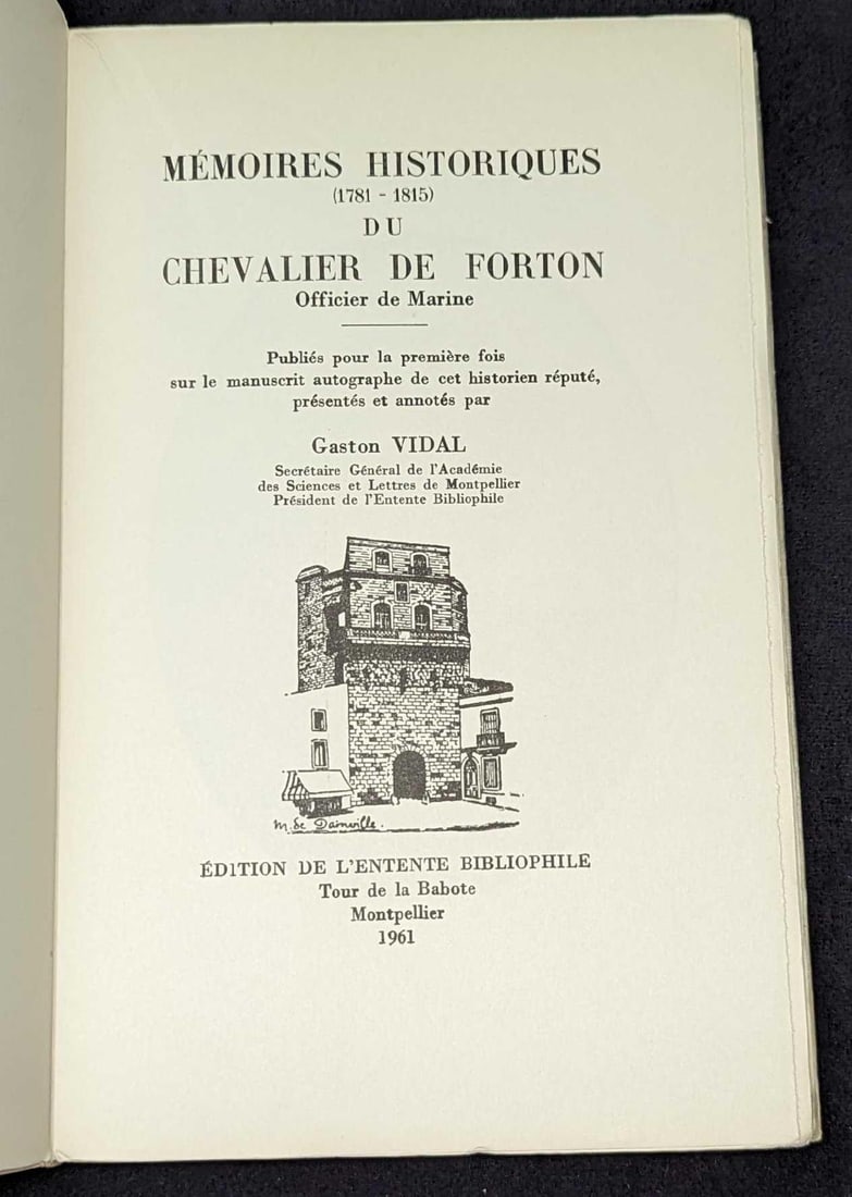 Memoires Jistoriques 1781-1815 Softcover Book (1 of 8)