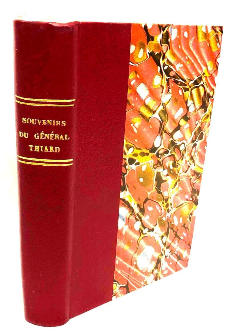 Souvenirs Du Général Thiard: This lot contains Souvenirs Du Général Thiard. It is approx 7 1/4" x 4 3/4" and weighs about 1lb. Overall the book is in good used condition considering age and light wear from use over