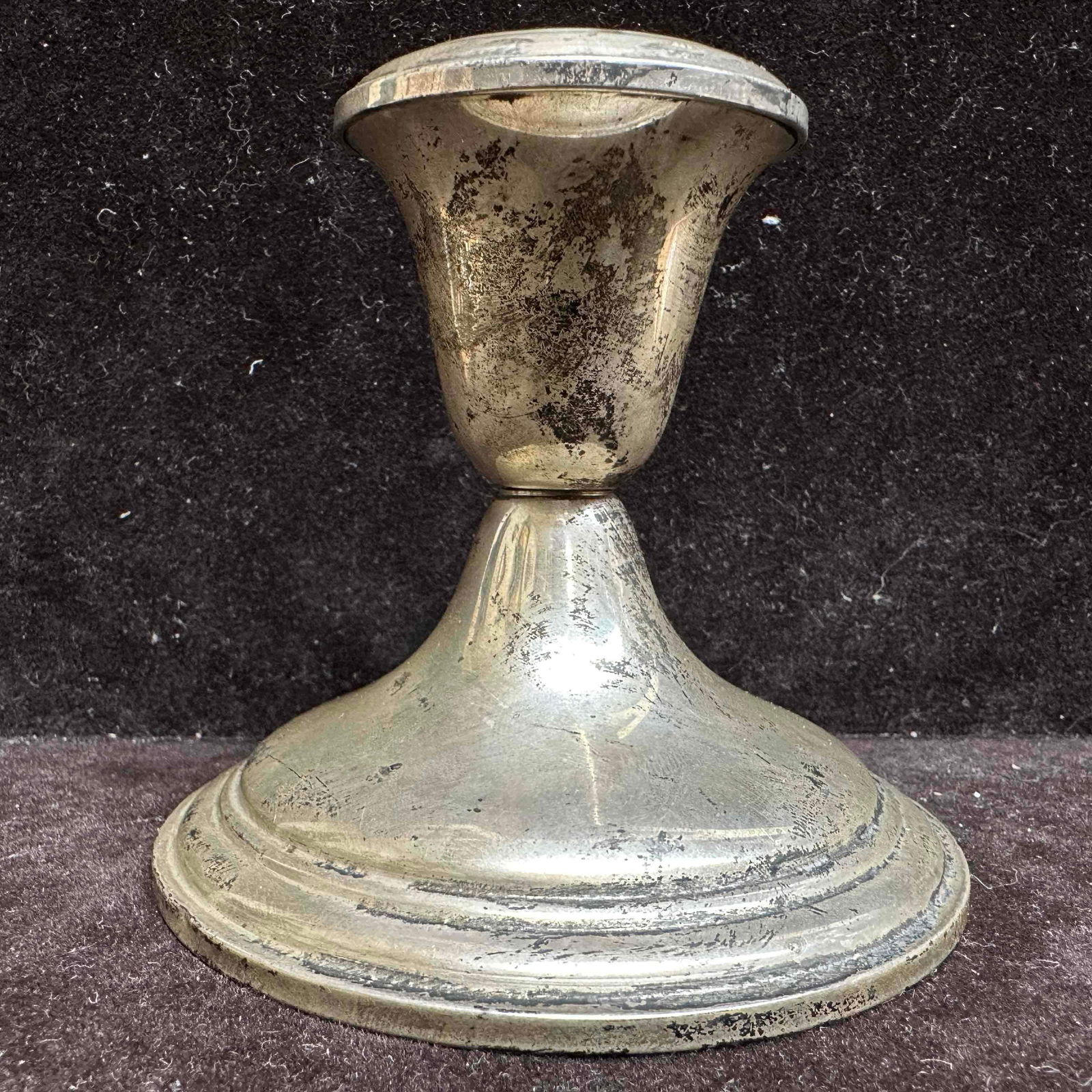 Alvin Sterling Silver Cement Filled S159 Candle Stick Holder (1 of 9)